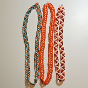 Colorful Beaded Necklace Set
